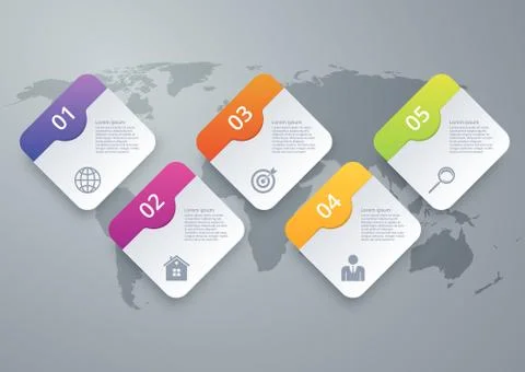 Vector illustration infographics timeline Stock Illustration