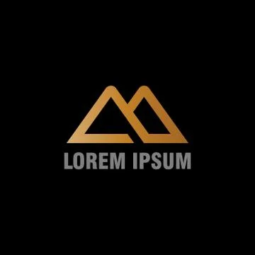 Vector illustration initial double letter a icon logo modern design with grad Stock Illustration