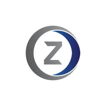 Vector illustration initial letter z and circle icon logo modern design Stock Illustration