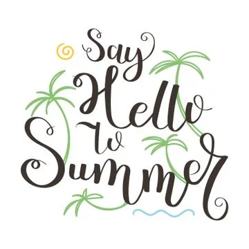 Vector illustration ink background. Hand lettering inspirational typography f Stock Illustration