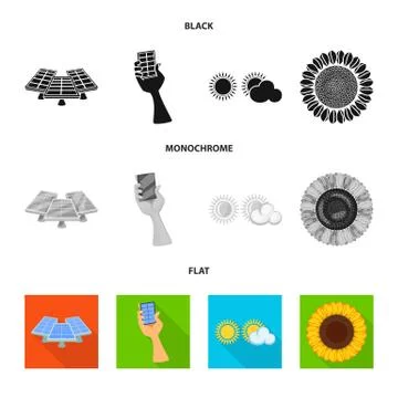 Vector illustration of innovation and technology sign. Set of innovation and 스톡 일러스트