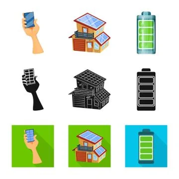 Vector illustration of innovation and technology icon. Set of innovation and イラスト素材