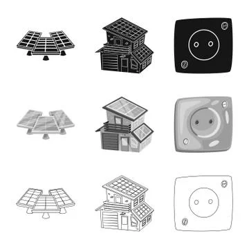 Vector illustration of innovation and technology icon. Set of innovation and 스톡 일러스트