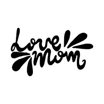 Vector illustration with inscription Spring, in hand writing style, lettering Stock Illustration