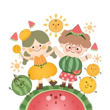 Vector Illustration of International Fruit day Stock Illustration