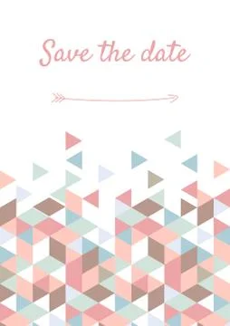 Vector illustration. Invitation card. Stock Illustration