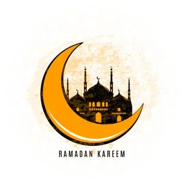 Vector illustration for an Islamic holy holiday of Ramadan Stock Illustration