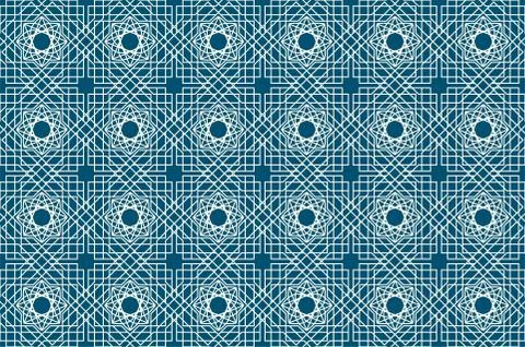 Vector illustration of islamic seamless pattern with arabian ornament Stock Illustration