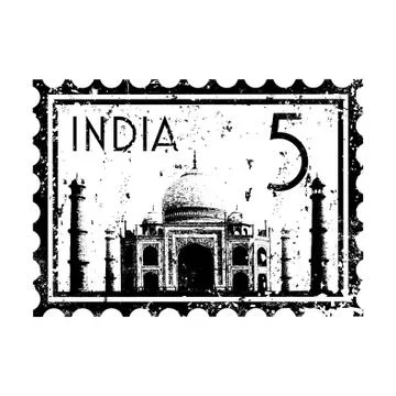 Vector illustration of isolated India icon Stockillustratie
