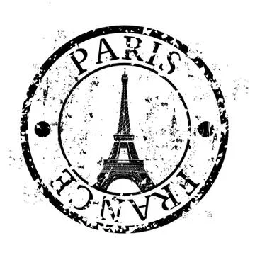 Vector illustration of isolated Paris icon 库存插图