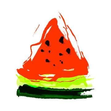 Vector illustration Isolated watermelon design Stock Illustration