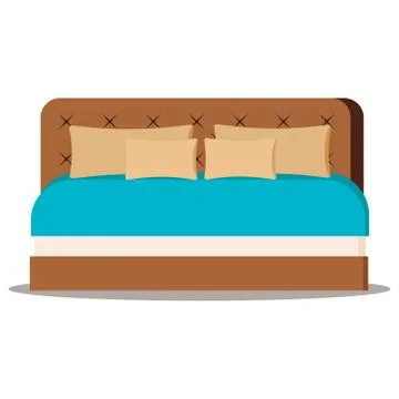 Vector illustration of isolated on white background element of furniture Stock Illustration