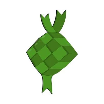 Vector illustration of ketupat, a Eid tradition in Indonesia Stock Illustration