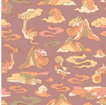 Vector Illustration of landscape Stock Illustration