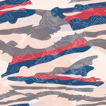 Vector Illustration of landscape Stock Illustration