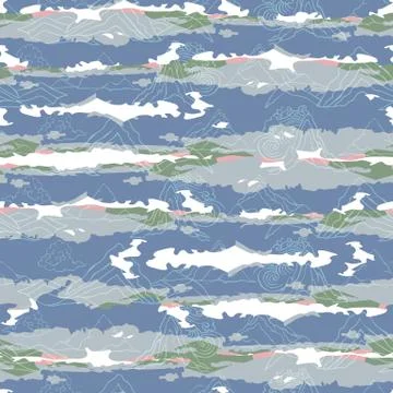 Vector Illustration of landscape Illustrazione stock