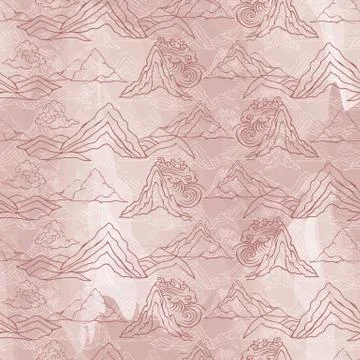 Vector Illustration of landscape Illustrazione stock