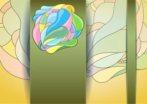 Vector illustration with layout. Stock Illustration