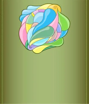 Vector illustration with layout. Stock Illustration