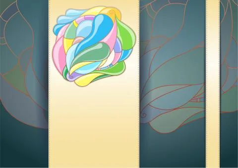 Vector illustration with layout. Stock Illustration