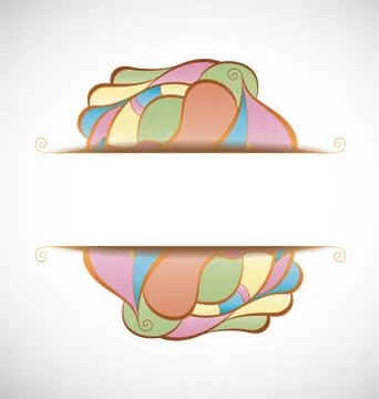 Vector illustration with layout. Stock Illustration