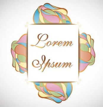 Vector illustration with layout. Stock Illustration