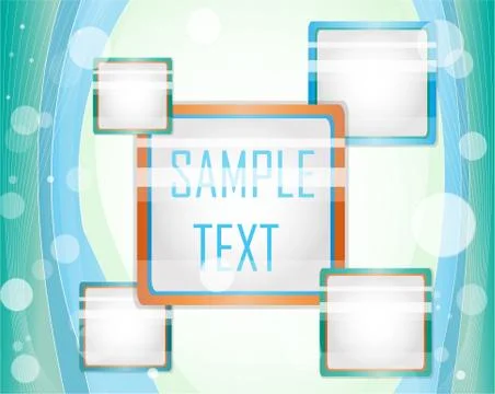 Vector illustration with layout. Stock Illustration