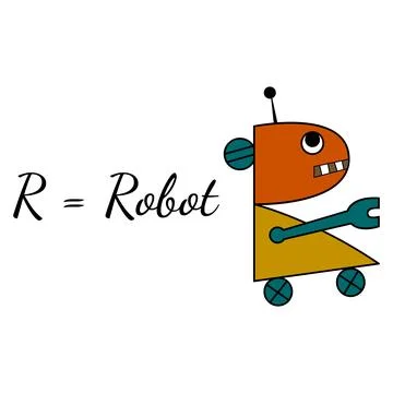 Vector Illustration of Learning English's alphabet for kids letter R Stock Illustration