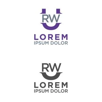 Vector illustration letter u logo design Stock Illustration