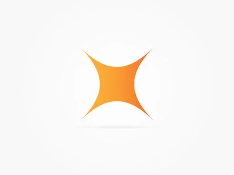Vector Illustration Letter X corner logo Stock Illustration