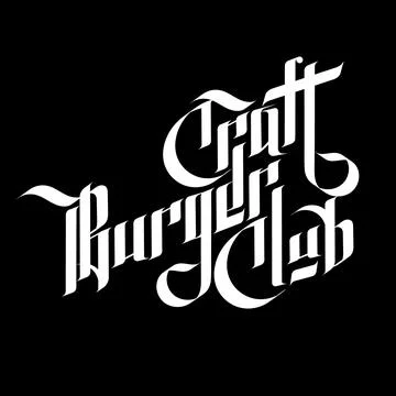 Vector illustration of lettering in Gothic style on black background Stock Illustration