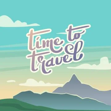 Vector illustration lettering Illustrazione stock