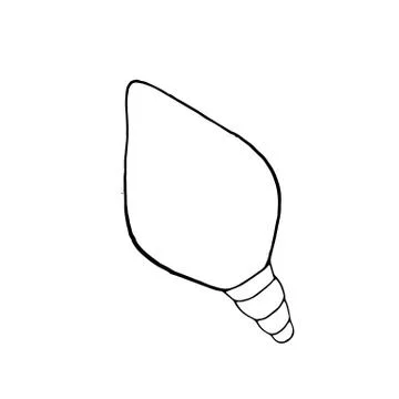 Vector illustration of light bulbs isolated on white background, ideas and Stock Illustration