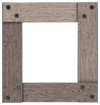 Vector illustration light colored woogen frame with pin Illustrazione stock