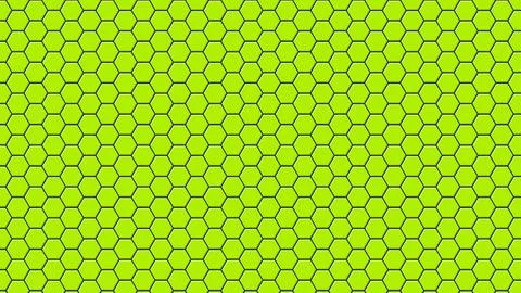 Vector illustration of light-green hexagon background. Technology pattern. Stock Illustration