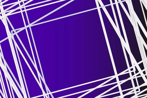 Vector illustration. Linear polygons forming a central focus for logo. Stock Illustration