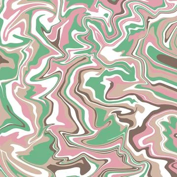 Vector illustration. Liquid marble texture. Splash of paint. Stock Illustration