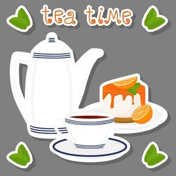 Vector illustration logo for ceramic cup Stock Illustration