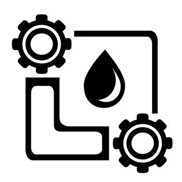 Vector illustration, logo, icon from the field of construction, industry Stock Illustration