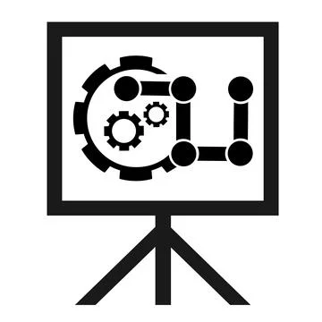 Vector illustration, logo, icon from the field of construction, industry Illustrazione stock