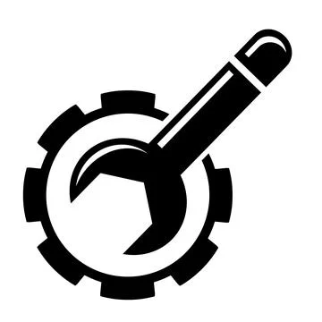 Vector illustration, logo, icon from the field of construction, industry Stock Illustration