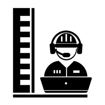 Vector illustration, logo, icon from the field of construction, industry Stock Illustration