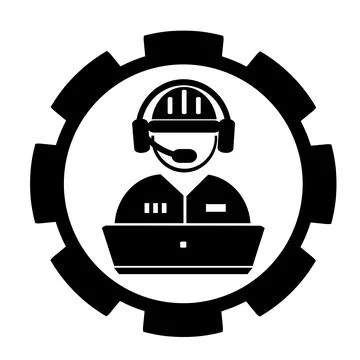 Vector illustration, logo, icon from the field of construction, industry Stock Illustration
