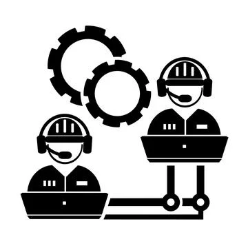 Vector illustration, logo, icon from the field of construction, industry Illustrazione stock