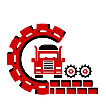 Vector illustration, logo, icon of a liquid transportation vehicle. car, truck.	 Illustrazione stock