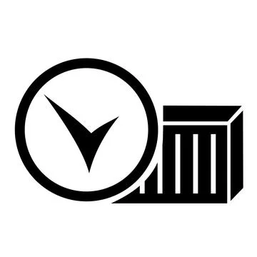 Vector illustration, logo, icon. Logistics, delivery. Isolated.  Stock Illustration