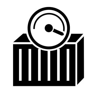 Vector illustration, logo, icon. Logistics, delivery. Isolated.  Illustrazione stock