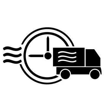 Vector illustration, logo, icon. Logistics, delivery. Isolated.  Stock Illustration