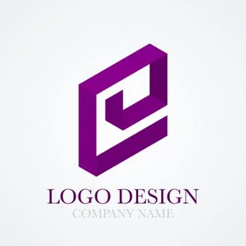 Vector illustration logo letter e Stock Illustration