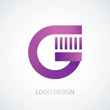 Vector illustration of logo letter g 스톡 일러스트